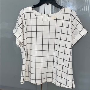 Melloday Boxy Short Sleeve Blouse